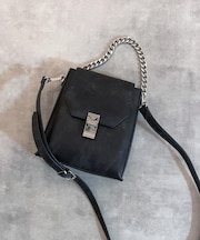 2WAYチェーンフラップショルダーバッグ