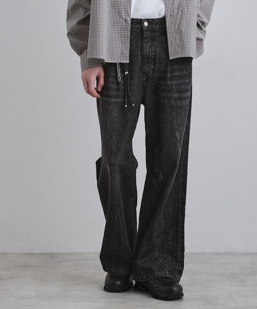 ワイドストレートレッグデニム