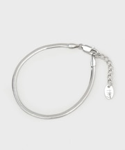 ステンレスナロースネークブレスレット