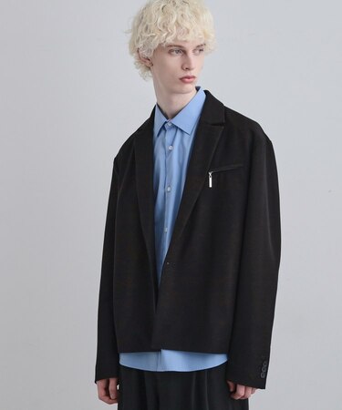 【セットアップ対応】クロップドジャケット