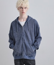 ヴィンテージワッフルジップパーカー