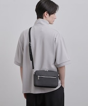 バイカラーワイドショルダーバッグ