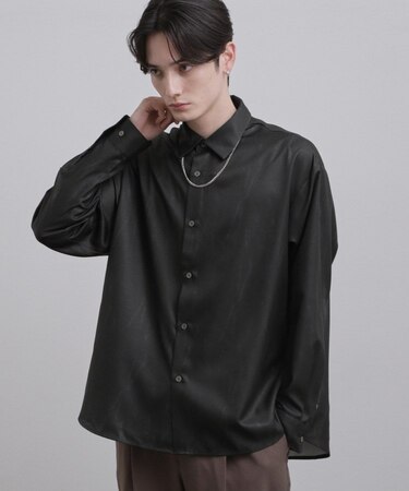 【ネックレス付き】プリントシャツ