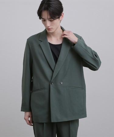 【上下2点セット ジャケット＆パンツ】ダブルセットアップ