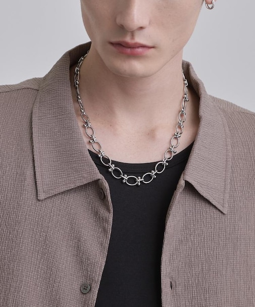 【ステンレス】ボールドネックレス