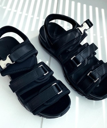 【4cmUP】クリアソールアソートサンダル