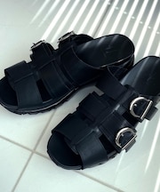 【4cmUP】クリアソールアソートサンダル