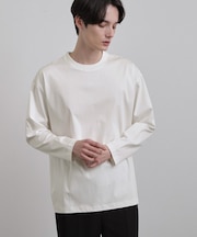 スムースシルケット L/Sカットソー