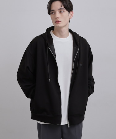 オーバーサイズジップパーカー