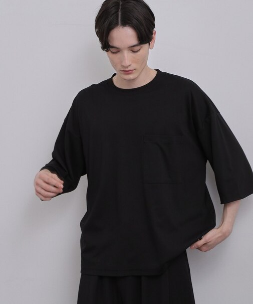 スムースシルケット レイヤードカットソー