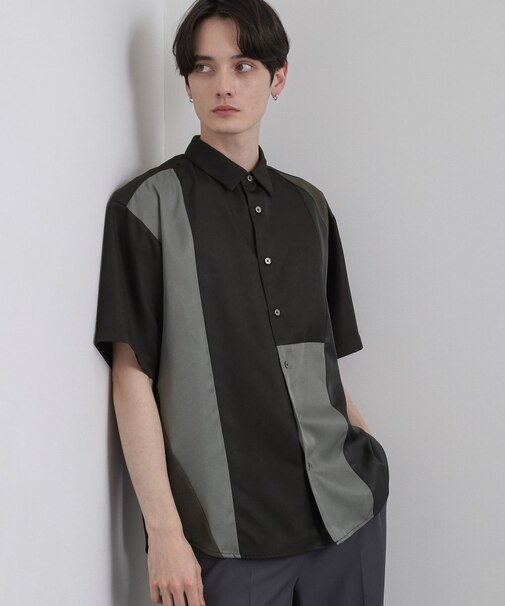 ダイヤゴナル半袖シャツ