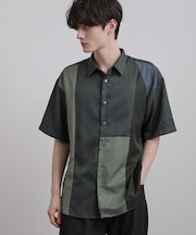 ダイヤゴナル半袖シャツ