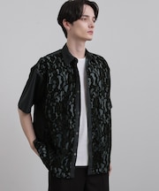 半袖レースシャツ