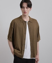 半袖ニットシャツ