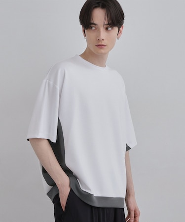 サイド切り替えカットソー