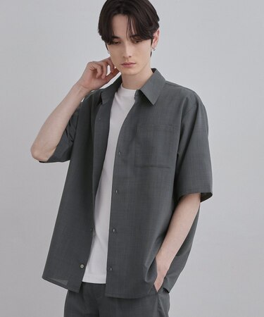 AIRY DRYレギュラーカラーシャツ/吸水速乾/UVカット/マシーンウォッシャブル/洗濯可/イージーケア