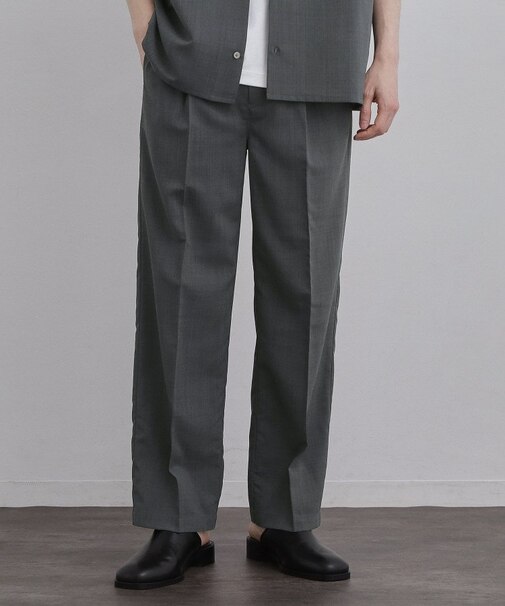 AIRY DRYセミワイドストレートパンツ/吸水速乾/UVカット/マシーンウォッシャブル/洗濯可/イージーケア/ワイドストレートパンツ