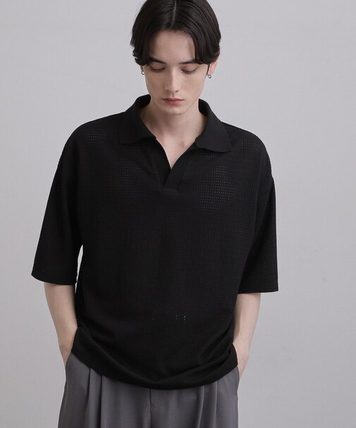 スキッパーポロシャツ