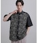 ボタニカルレースシャツ