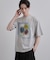 フラワープリントTシャツ