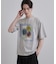 フラワープリントTシャツ