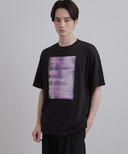 クロス刺繍フォトTシャツ