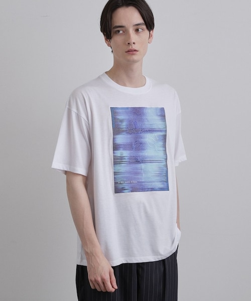 クロス刺繍フォトTシャツ｜ティーケータケオキクチの通販｜&mall