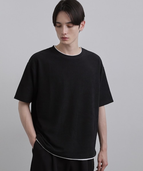リブフェイクレイヤードTシャツ｜ティーケータケオキクチの通販｜&mall