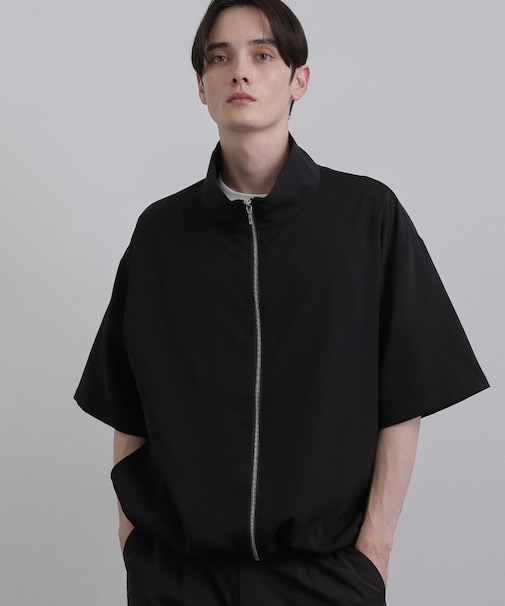 【接触冷感／2WAY】洗えるZIPシャツアウター