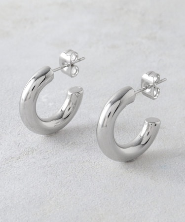 【ステンレス】フープピアス