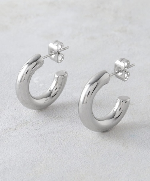 【ステンレス】フープピアス