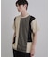 異素材切替Tシャツ