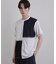 異素材ブロック切替Tシャツ