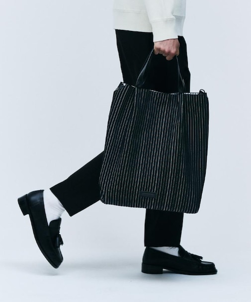 【B4サイズ収納可】ニットトートバッグ/トートバッグ/B4サイズ/大容量/Knit tote Bag