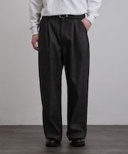 【色褪せしにくいデニム】Comfy Fadeless Denim Seriesワイドストレートデニム