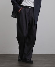 【色褪せしにくいデニム】Comfy Fadeless Denim Seriesワイドストレートデニム
