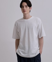 バイヤスジャカードTシャツ