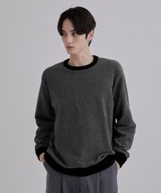 ステップパターンモールニット