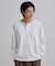 ヘンリーネック長袖Tシャツ