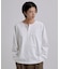 ヘンリーネック長袖Tシャツ