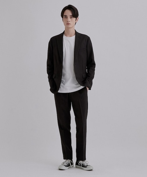 【365日対応】PINHEADシングルセットアップ/上下2点セット/ONOFF兼用/ストレッチ/洗える/イージーケア/シワになりにくい/ビジネス対応