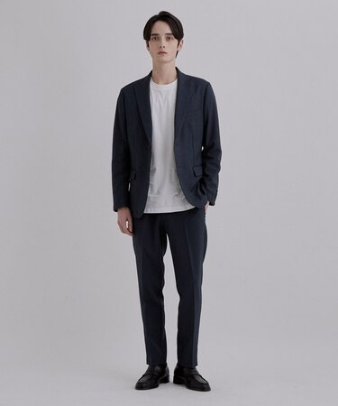 【365日対応】PINHEADシングルセットアップ/上下2点セット/ONOFF兼用/ストレッチ/洗える/イージーケア/シワになりにくい/ビジネス対応