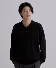 CARE FREE KNITポロシャツ