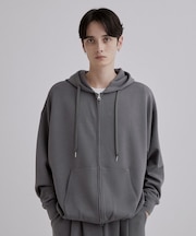 【TOROMIシリーズ】シルキータッチZIPパーカー