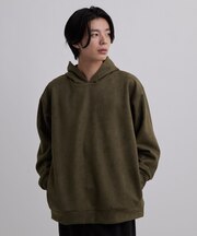 シルキータッチスエード プルパーカー