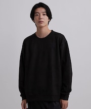 シルキータッチスエード クルーネックスウェット