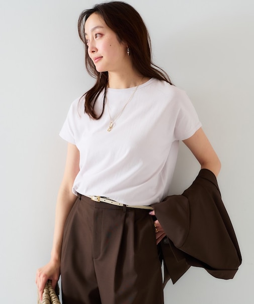 【11色展開/コットン100/アンサンブル可能】 プルオーバーニット