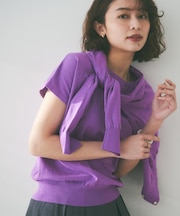 【11色展開/コットン100/アンサンブル可能】 プルオーバーニット
