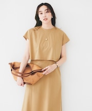 【洗える／夏ワンピ／2WAY】ジャージワンピース