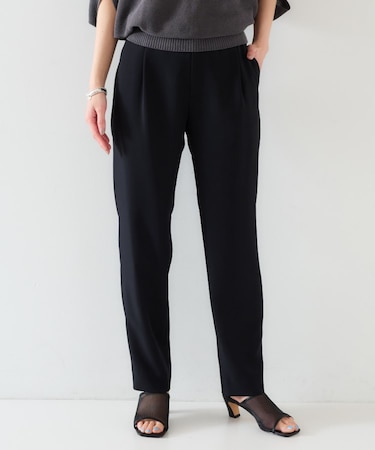 【オンオフ/ストレッチ】ツイルテーパードパンツ